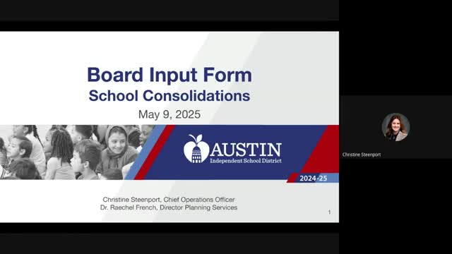 Austin ISD initiates school consolidation process to balance enrollment