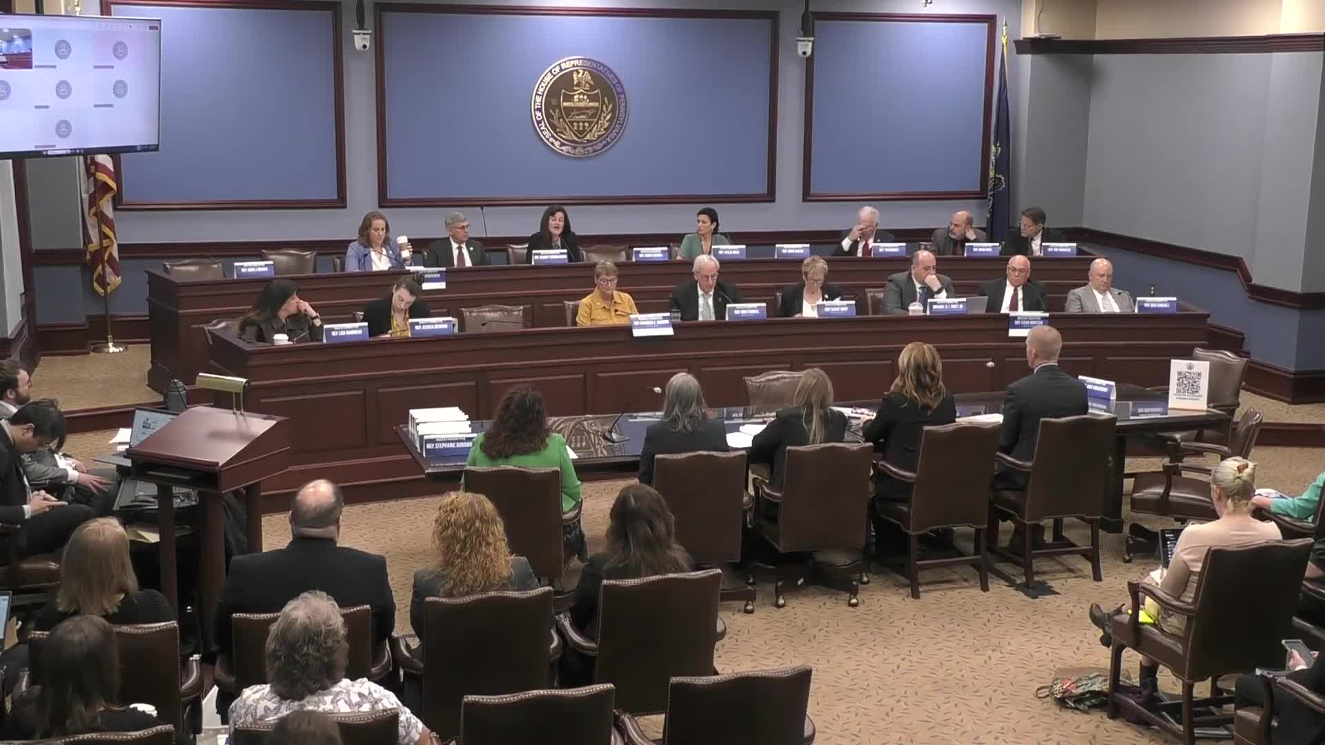Zach Schamberg highlights Pennsylvania's healthcare workforce crisis at legislative panel