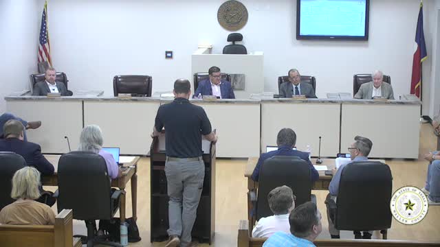 Commissioner Addresses Floodway Concerns Between Mathis and Penick Roads