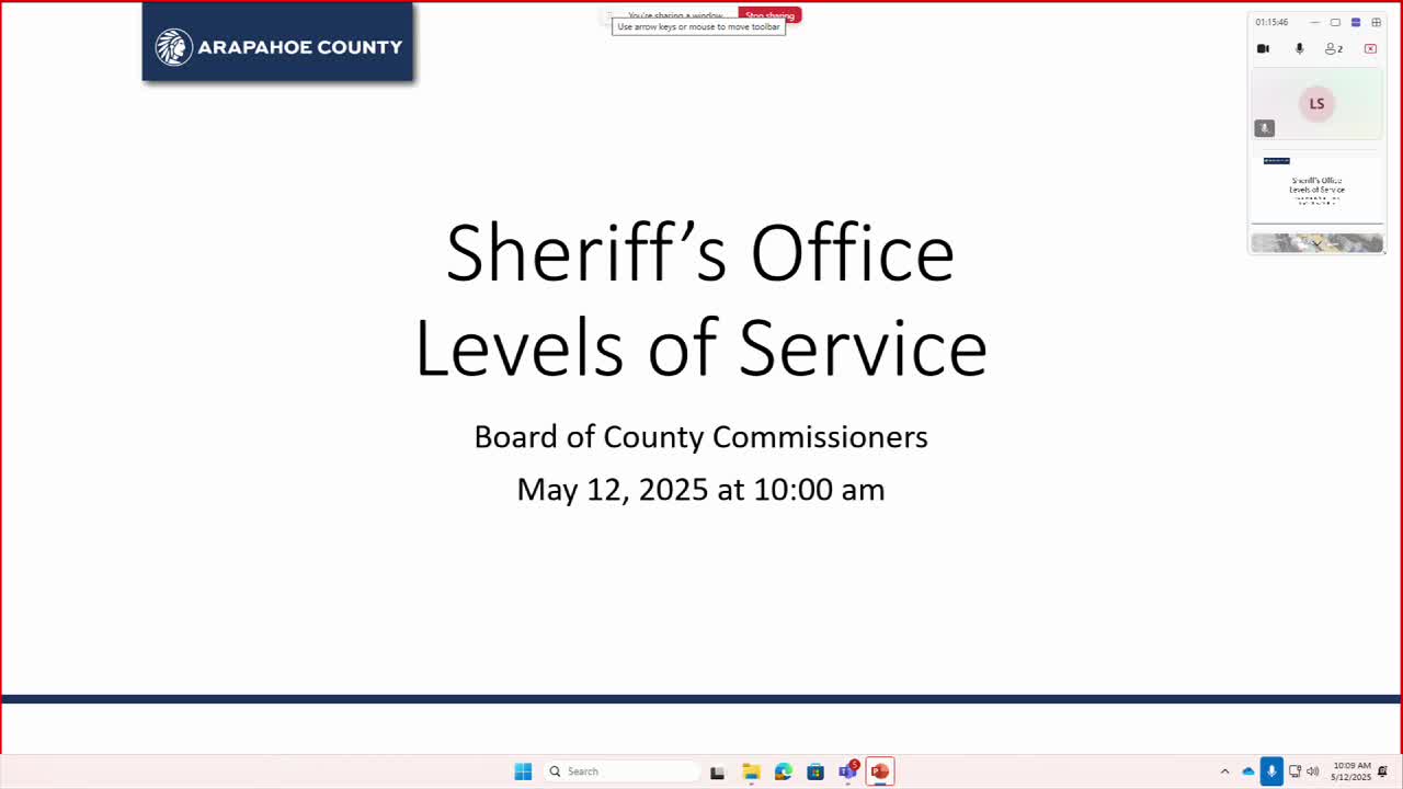 Sheriff's Office outlines budget growth needs and staffing challenges in community meeting