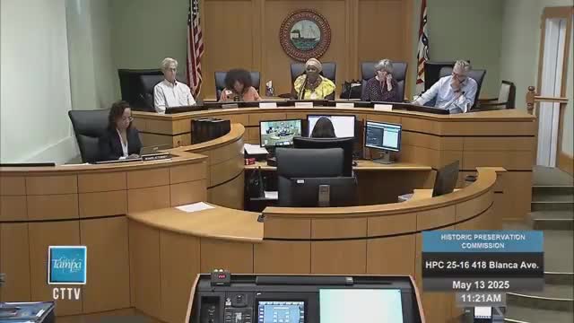 Tampa Commission approves local landmark designation for 418 Blanca Avenue amid economic concerns