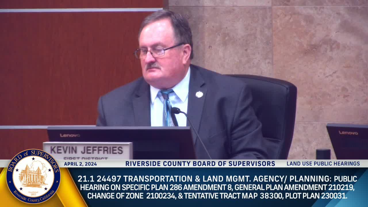 Supervisor Jeffreys advocates for countywide CFD to enhance fire protection in Riverside