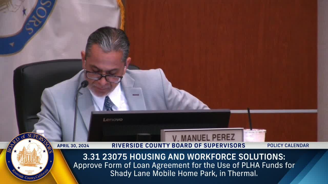 Riverside County allocates $1.7M for mobile home park rehabilitation and family relocation