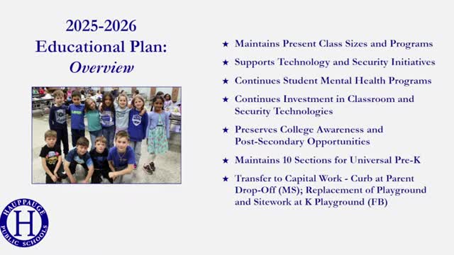 HAFA proposes budget increase and energy performance contract for May 20 vote