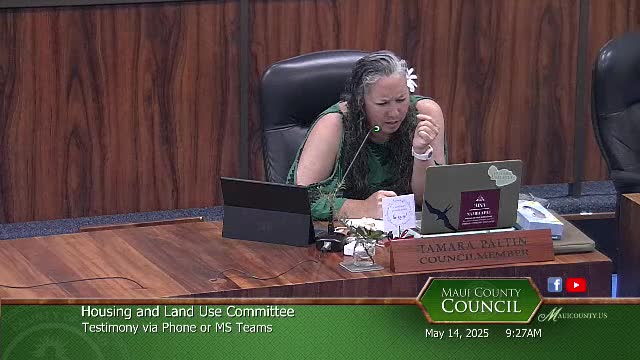 Wailuku council supports affordable housing credits tied to community plan areas