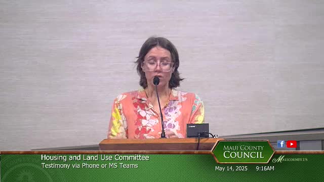 Maui County debates Bill 40 to prioritize local residents for affordable housing