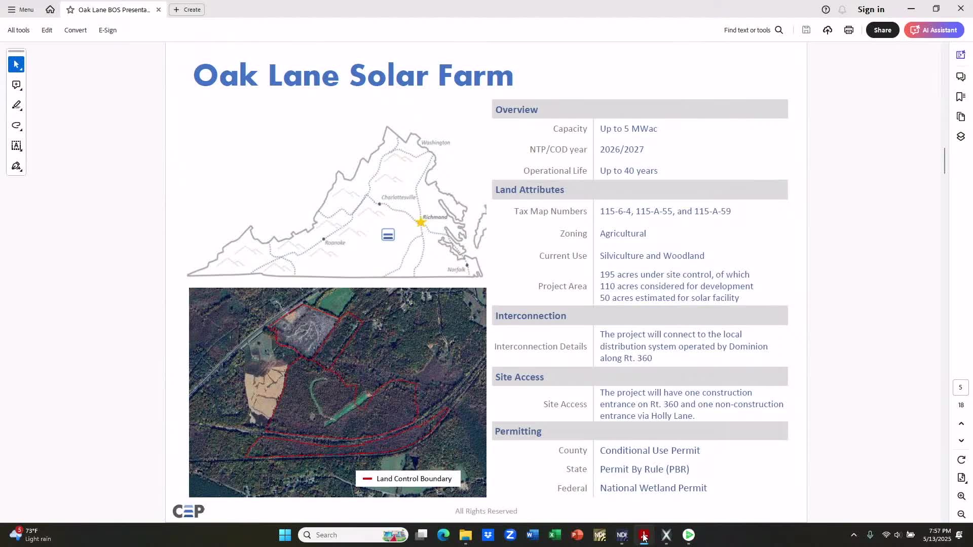 Prince Edward plans 5MW solar project on 95 acres with timber protection