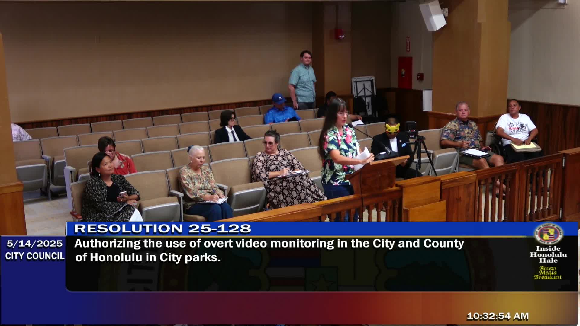 Council hears mixed testimony on overt video monitoring in city parks