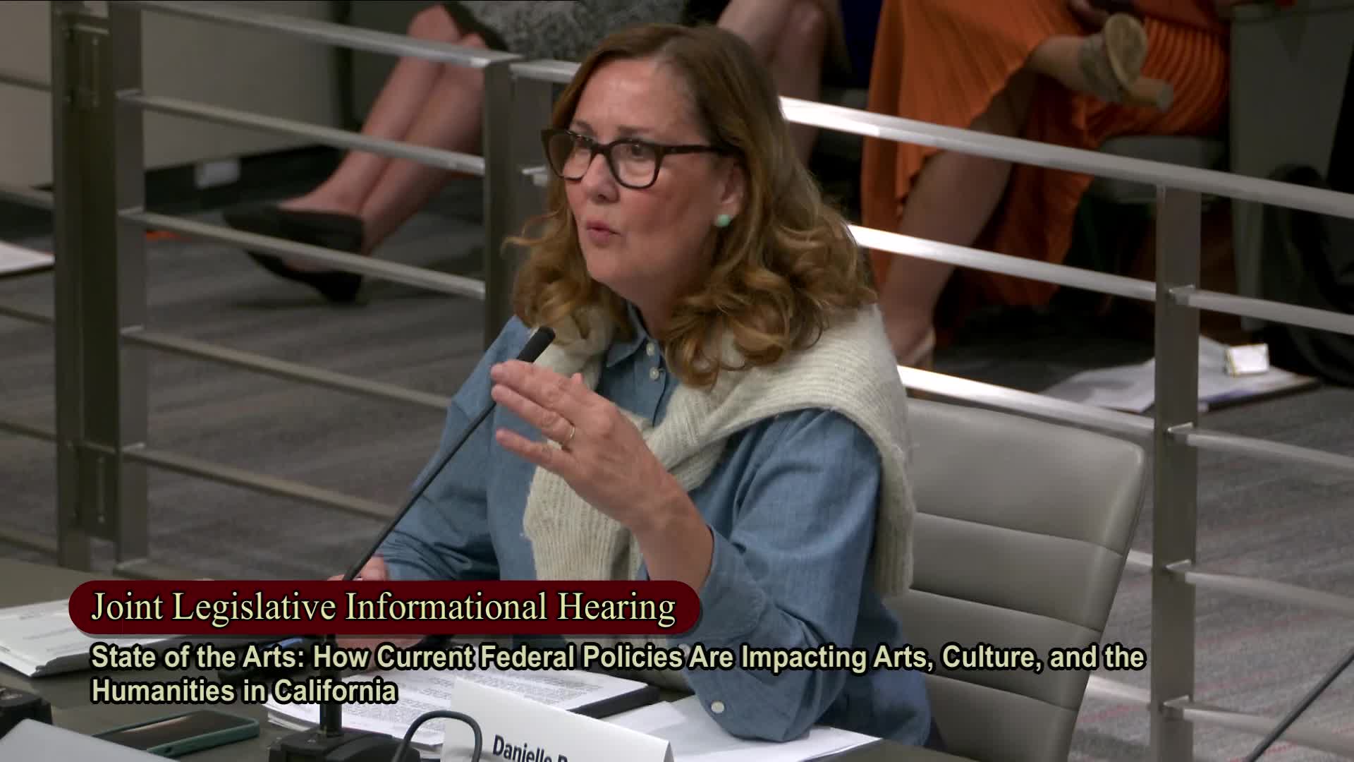 California Humanities head discusses funding challenges during arts panel meeting