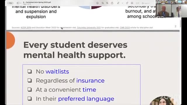 School Board launches immediate mental health support program for students and families