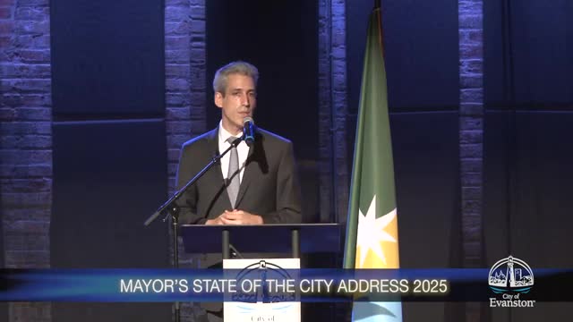 Mayor announces Evanston's Healthy Buildings Ordinance and cultural initiatives for community improvement