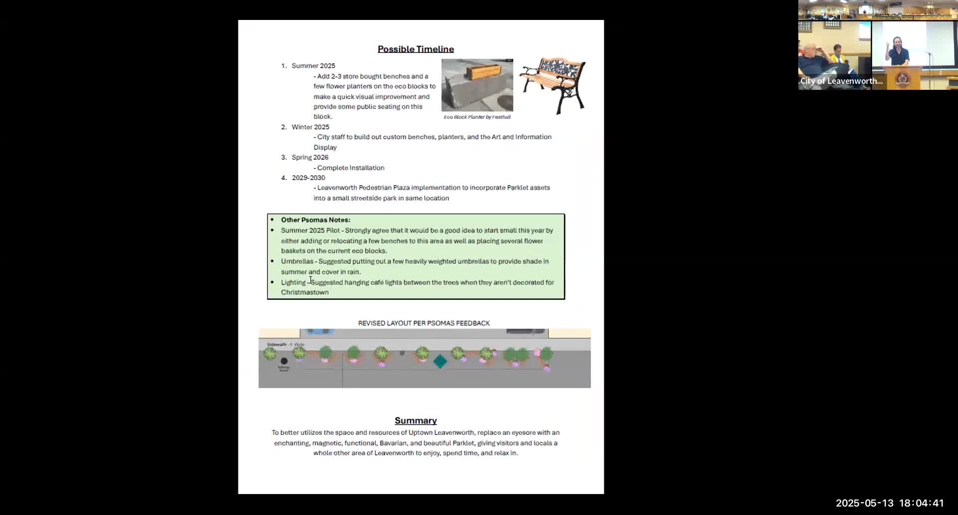 Community members discuss visitor center plans and concerns about Olalla Canyon overcrowding