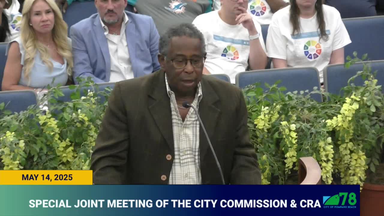 Pompano Beach residents advocate for community inclusion in redevelopment project