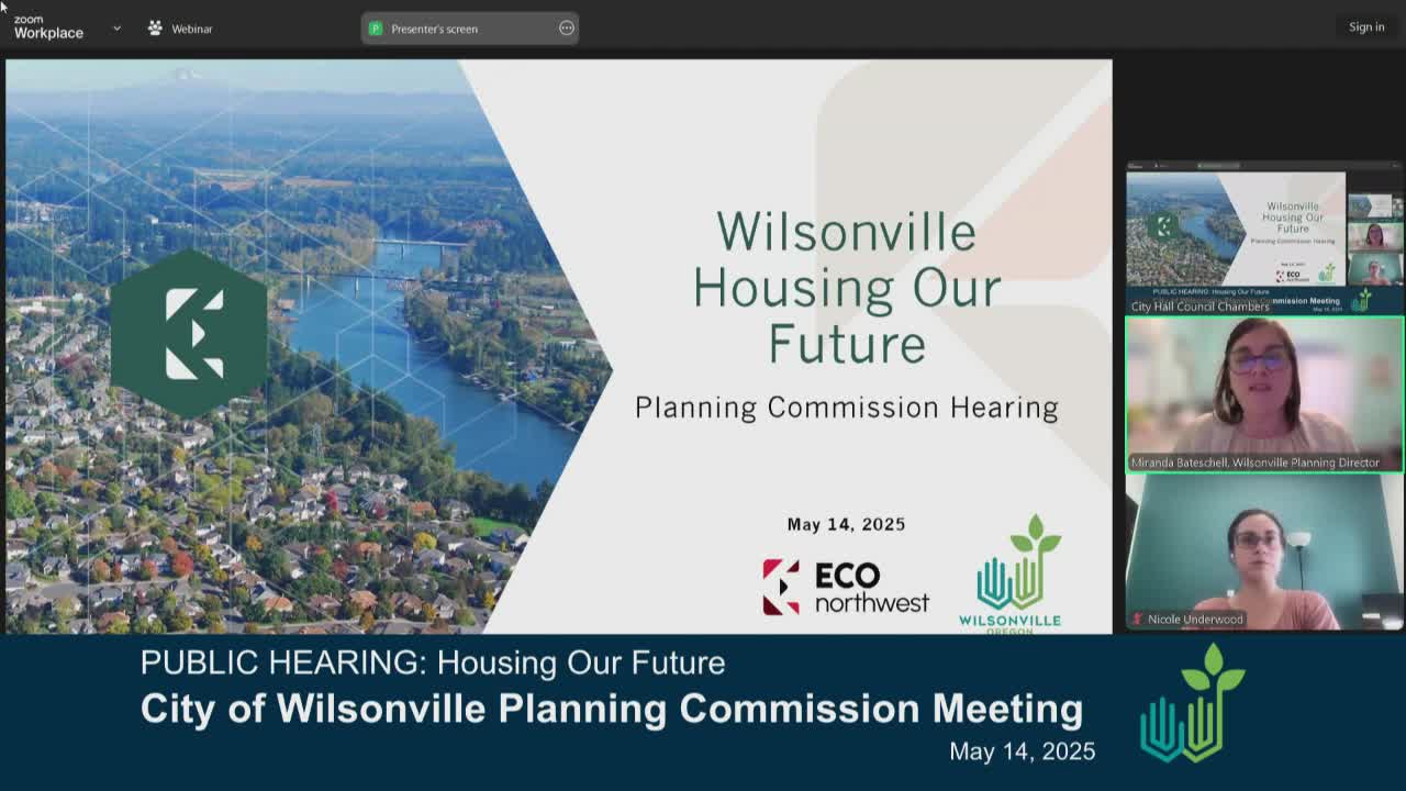 Wilsonville unveils Housing Our Future project to address community housing needs