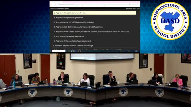 Downingtown School Board approves 2025-2026 budget with 3.9% tax increase