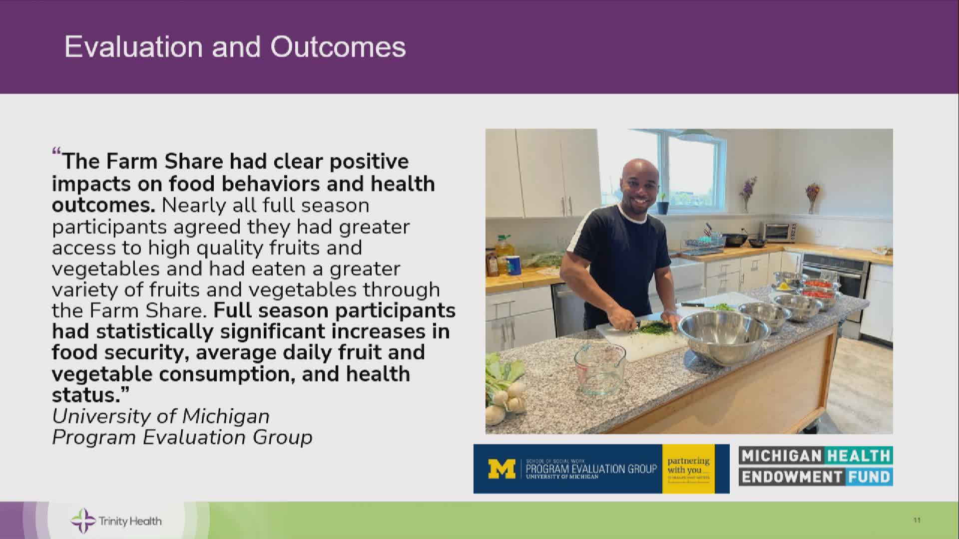 FarmShare program boosts food security and health for 1600 participants across 11 counties