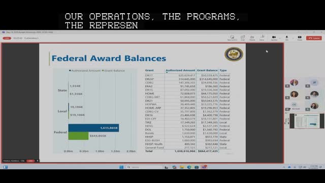 Local officials detail funding sources amid federal awards freeze