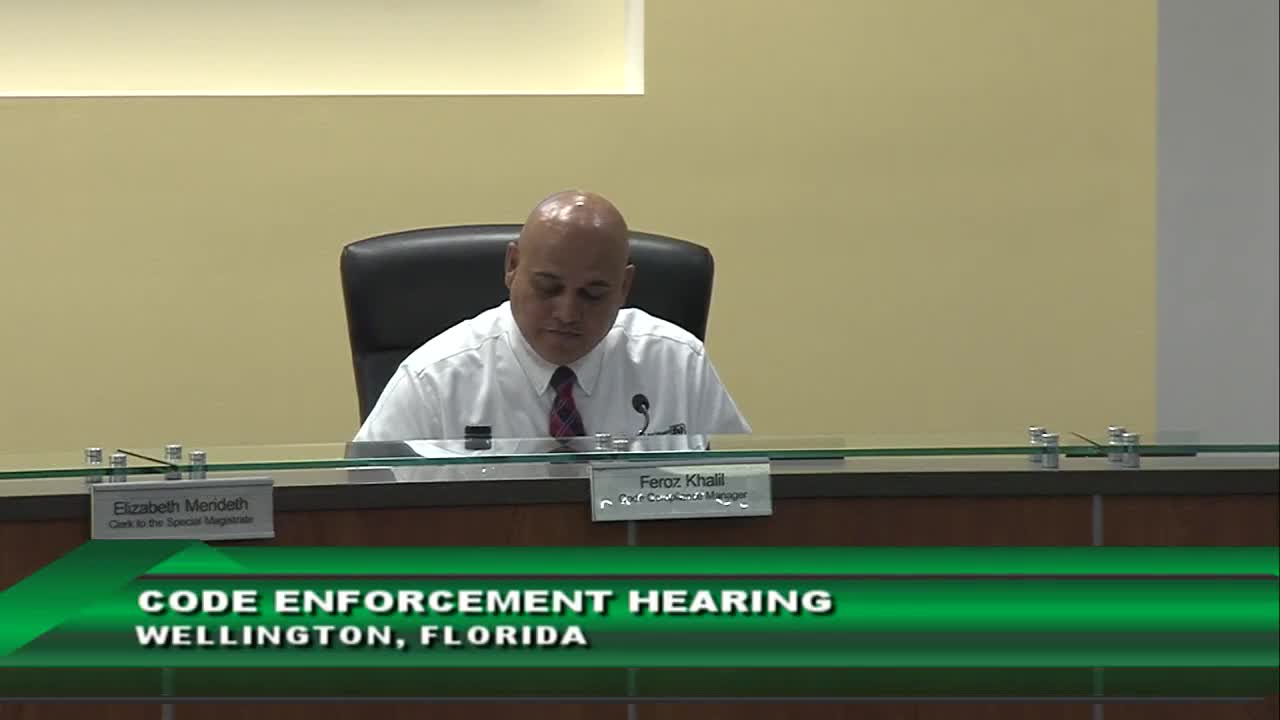Wellington Code Compliance Division assesses fines for multiple property violations