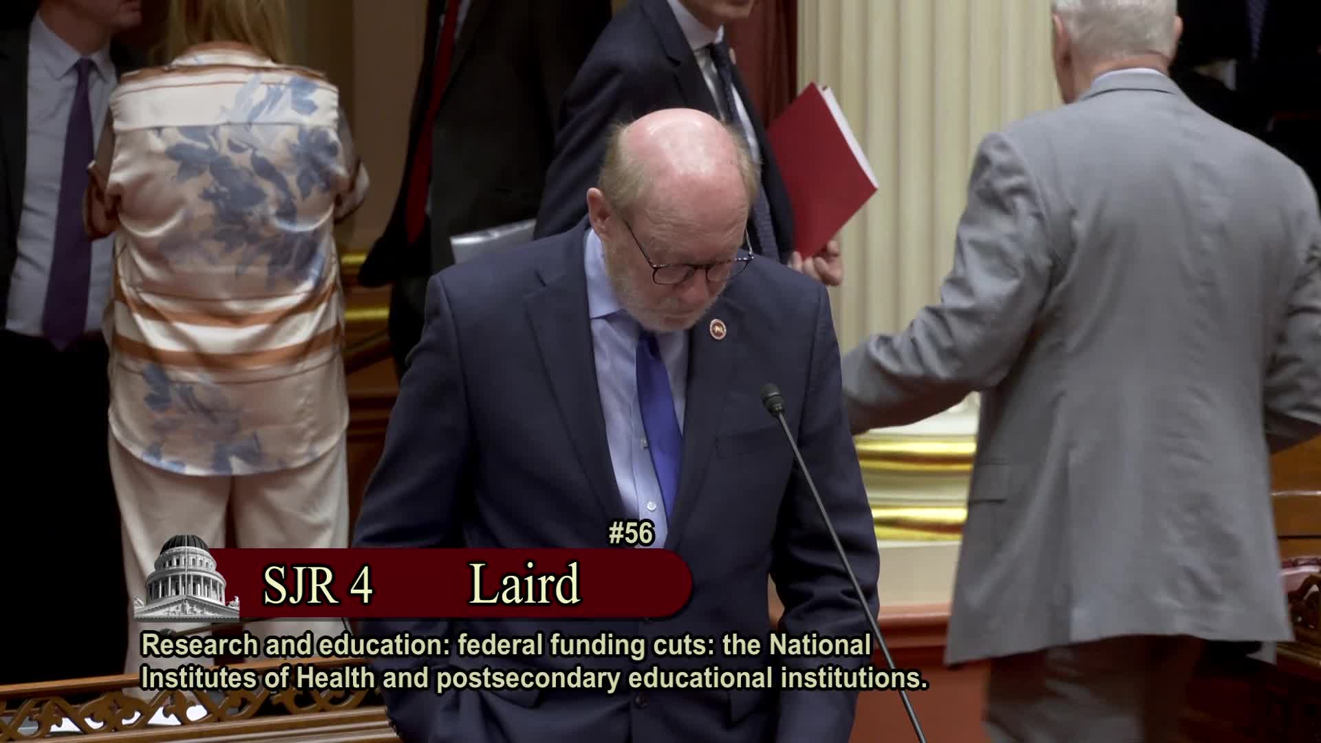 California lawmakers rally against proposed 40% NIH funding cuts threatening research jobs