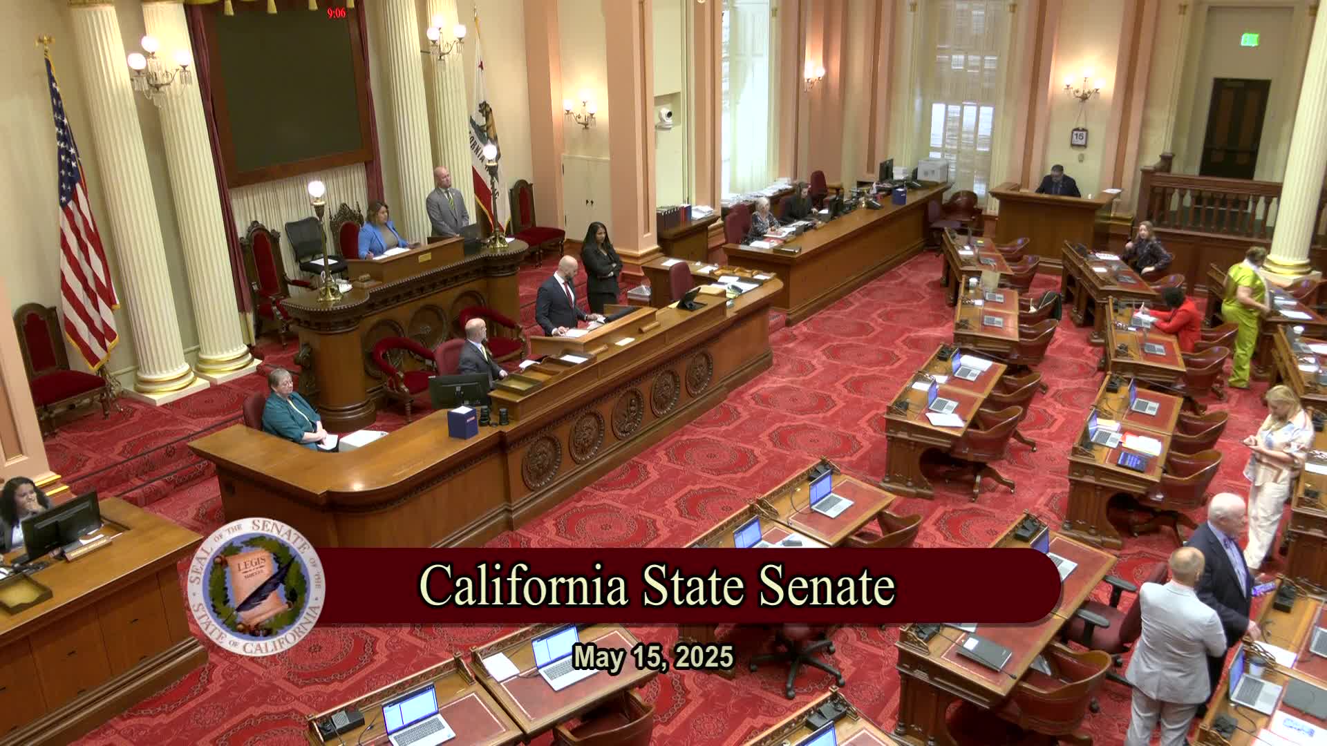 Senate Chambers welcome Alina Richardson, daughter of Mayor Rex Richardson