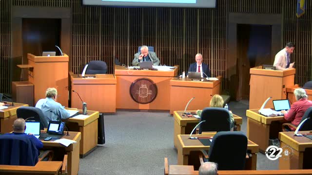 Deputy Chief Dunn presents Newcastle County's $4.1M budget proposal for fiscal year 2026