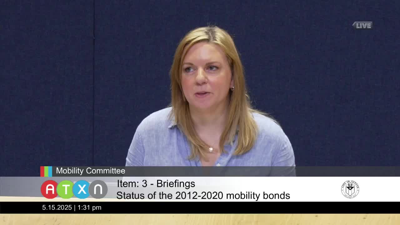 City Council Member Advocates for Commitment to Austin's Mobility Program Funding