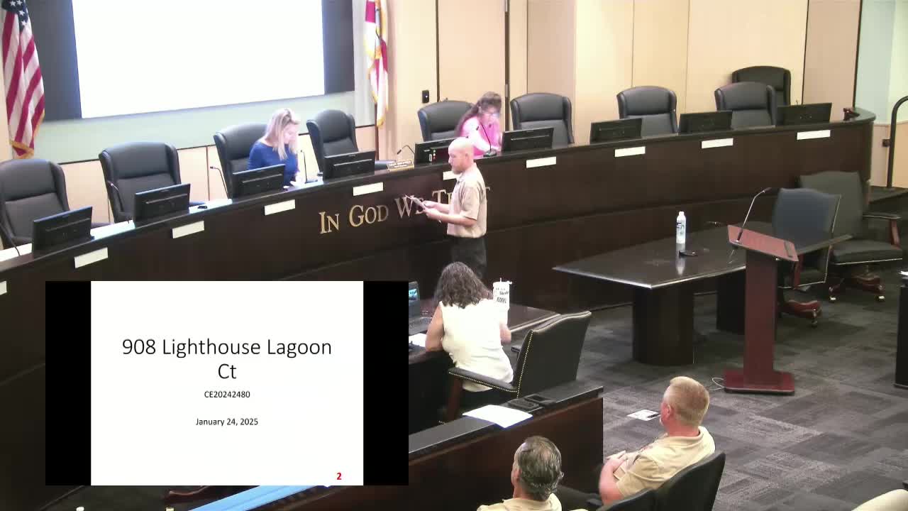 Bay County magistrate orders compliance for property with stagnant water violation