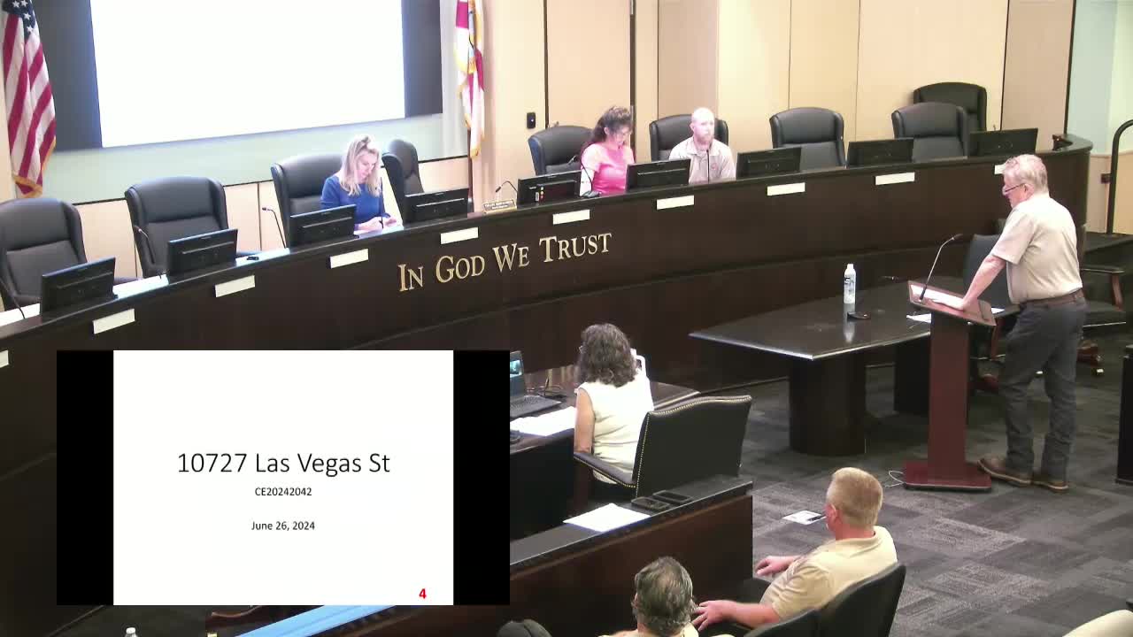 Bay County magistrate orders compliance for Las Vegas Street property violations