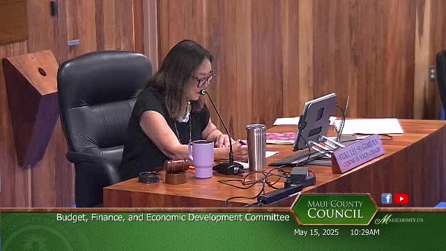 Council discusses West Maui property acquisition funding amid legislative changes