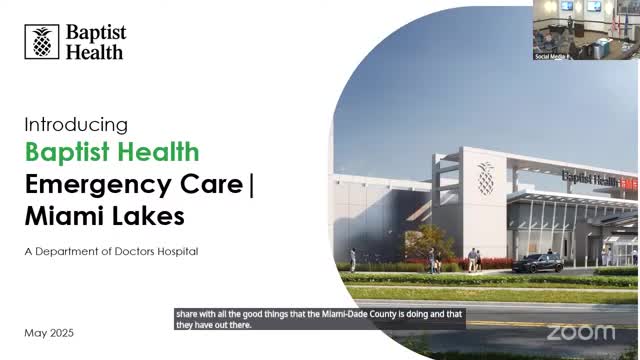 Baptist Health opens new emergency room in Miami Lakes to enhance community care