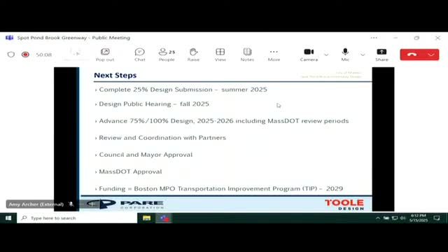 Councilor Crow addresses feedback and concerns for Ward 1 developments