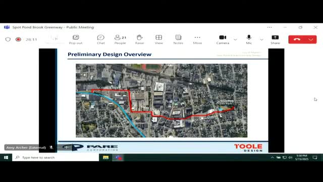 City Engineers Present Design for Northern Strand Trail Shared Use Path