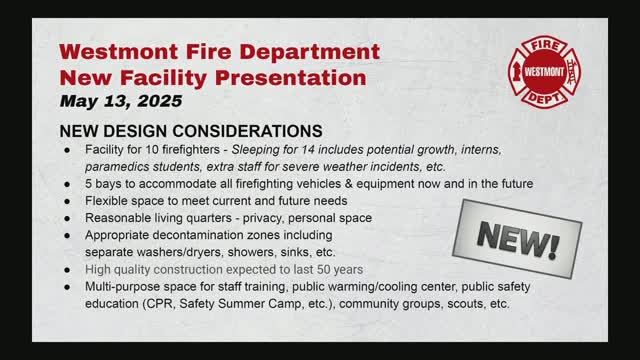 Fire Department Seeks New Station Design to Enhance Training and Community Space