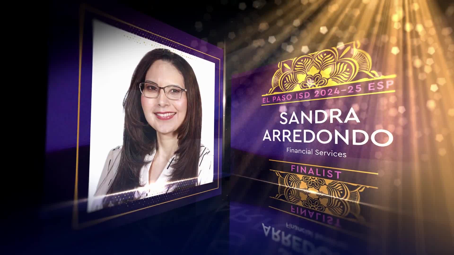 Financial Services Department honors Sandy for outstanding teamwork and dedication