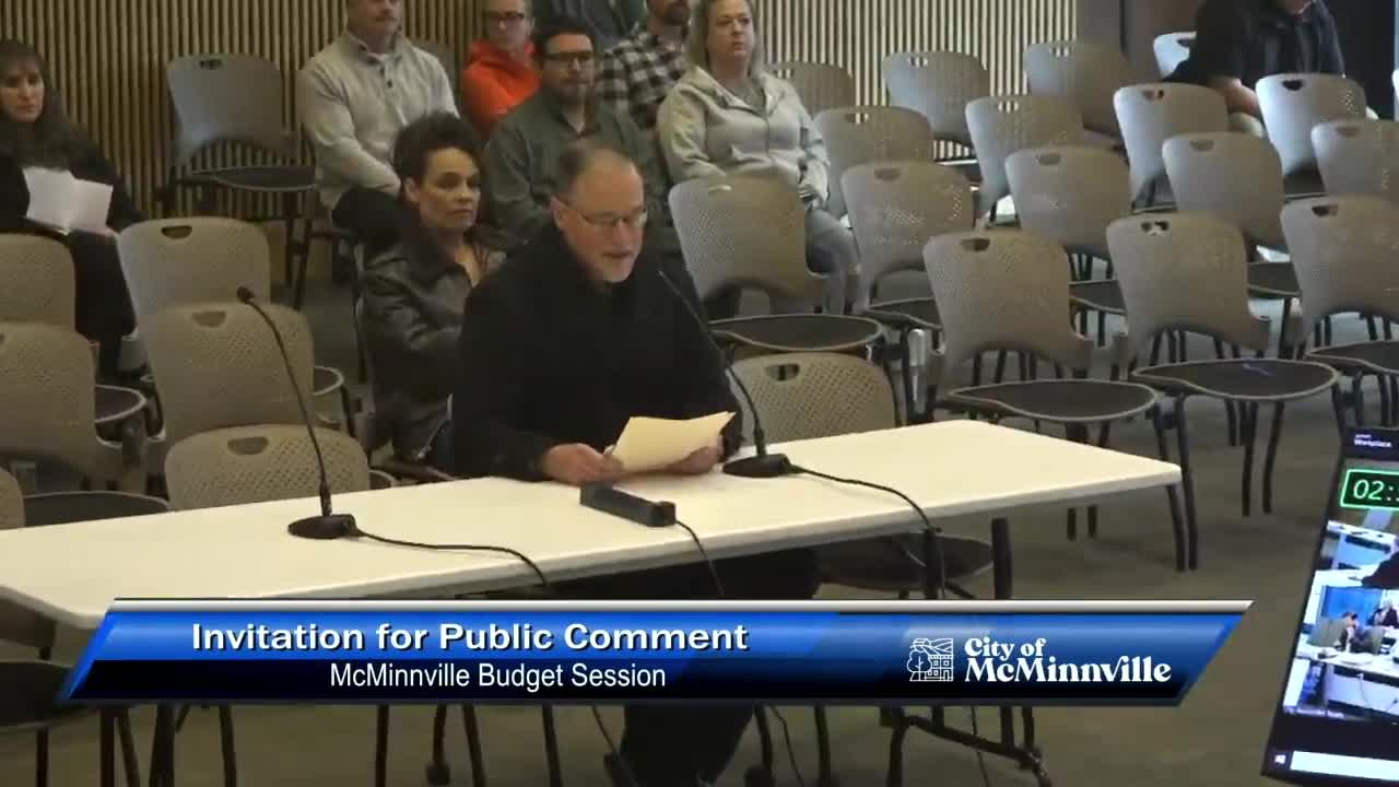 McMinnville residents push to preserve local police funding and support economic development
