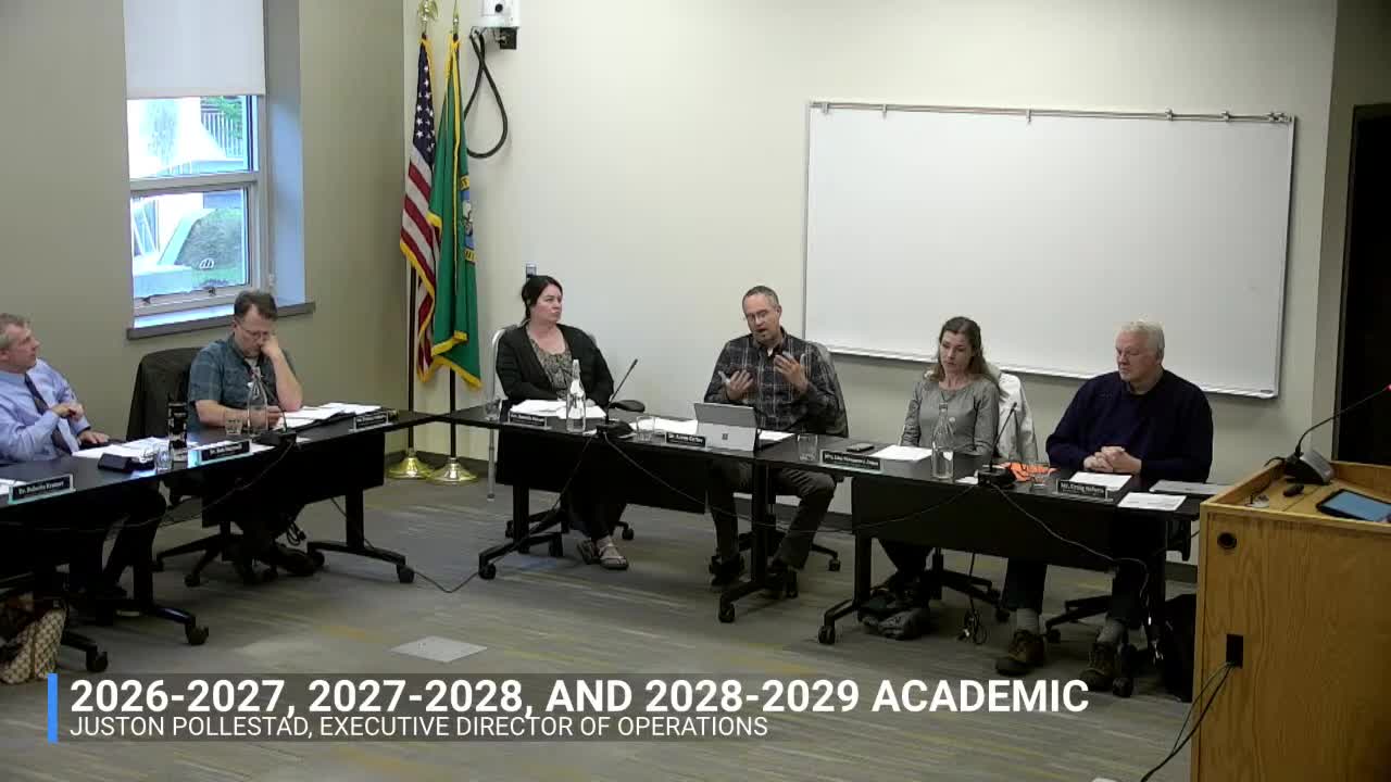 Pullman School Board approves academic calendars through 2029 and seeks community feedback