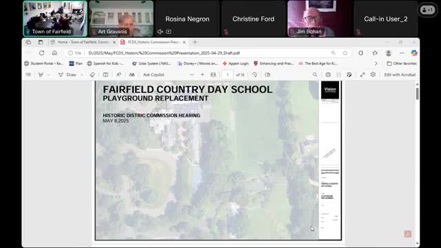Fairfield Country Day School proposes new playground plans amid existing deterioration concerns