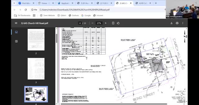 Board approves garage setback variance at flood-prone Churchill Road lot