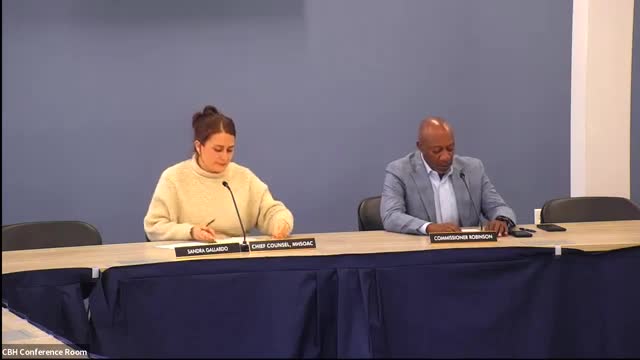 Commission for Behavioral Health holds closed-session screening for executive director; public asked for clearer closed-session end notices