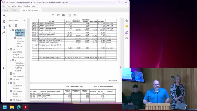 Clerk and treasurer agree to office swap to cross‑train staff and reduce positions; committee approves move