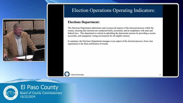 El Paso County processes 1.4M ballots ahead of 2024 presidential elections