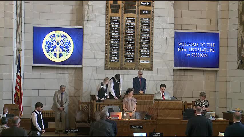 Senate convenes for 79th day of 109th legislature amid prayers and Pledge of Allegiance