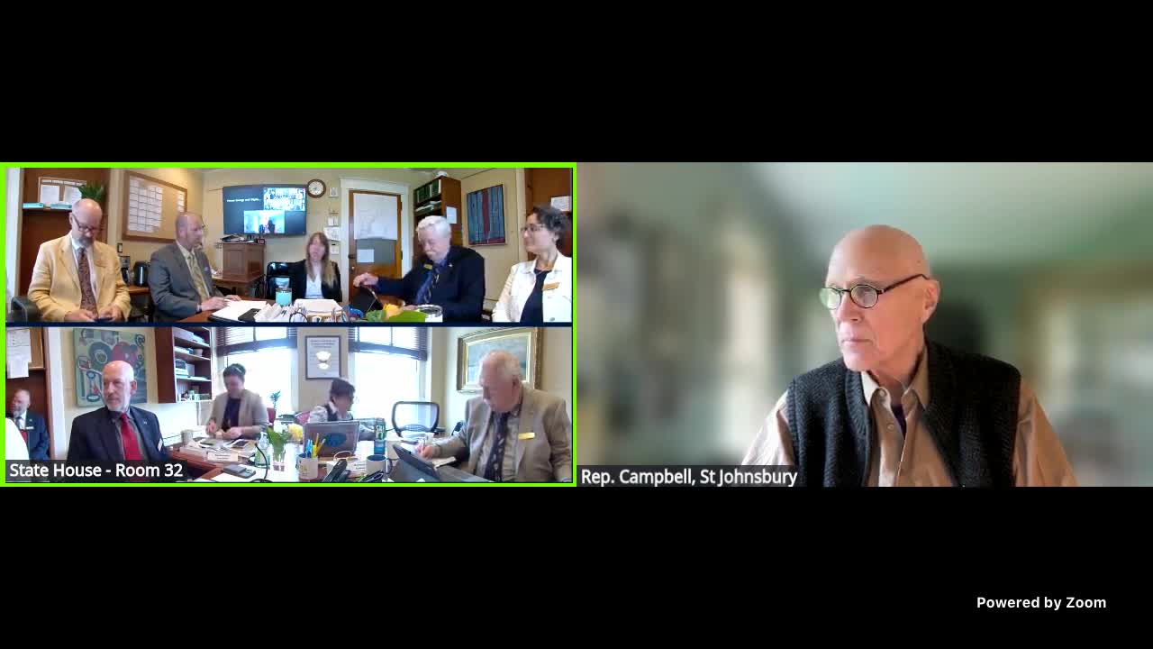 House committee hears explanation of Rygate amendment, timeline for PUC rate review and efficiency upgrades