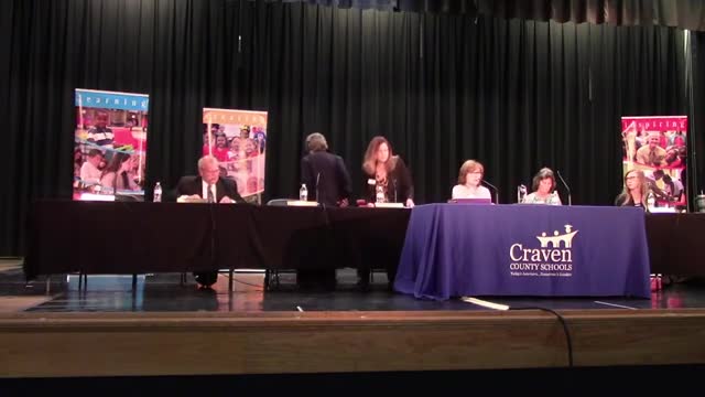 Craven County Board of Education celebrates student and staff honors; motion to add closed session fails