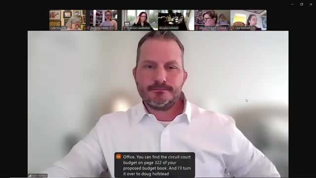 Circuit Court highlights security upgrades, case time performance in FY26 budget hearing