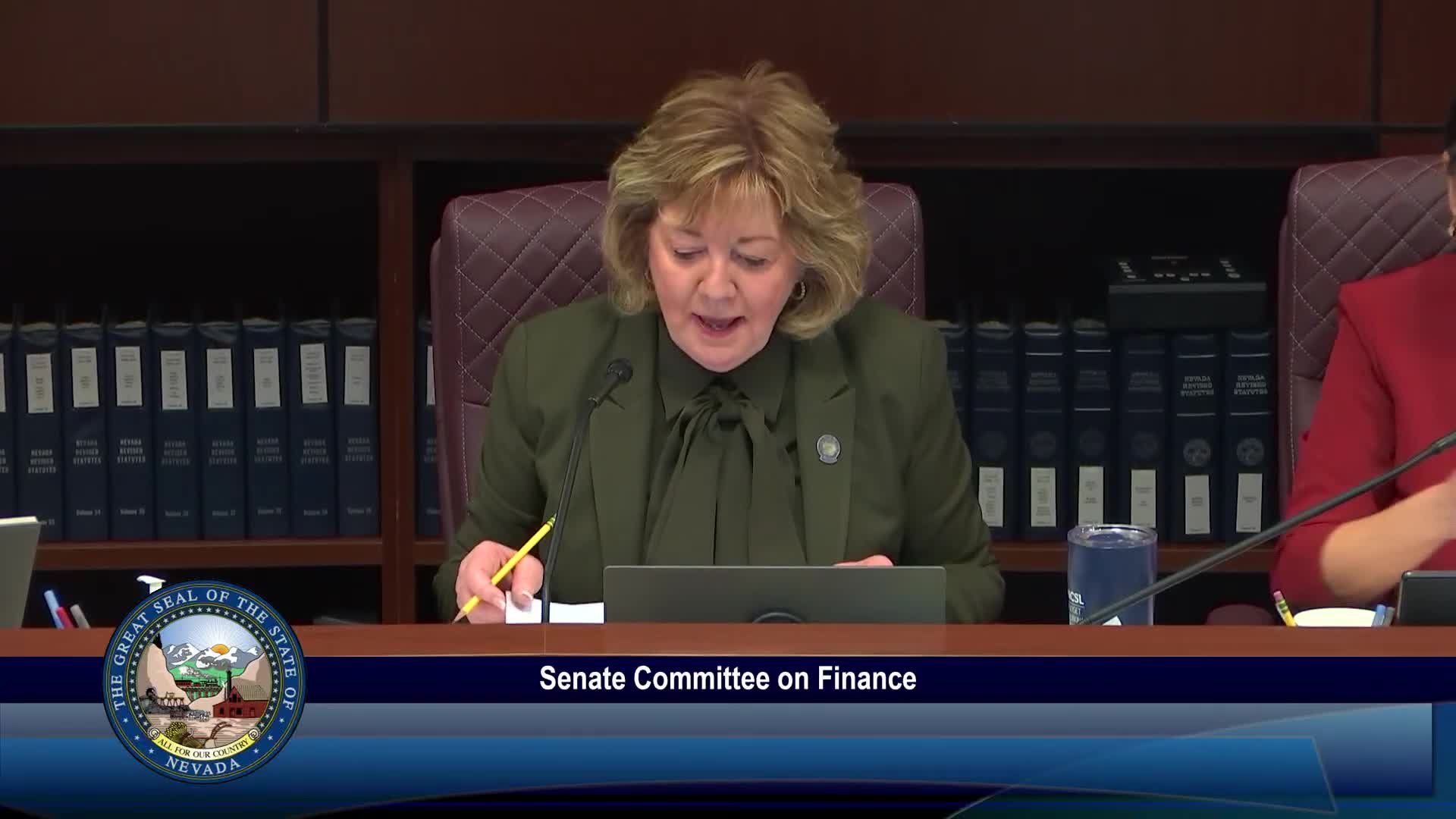 Senator Nagnati presents SB 176 to fund CNA exam fees for Nevada students