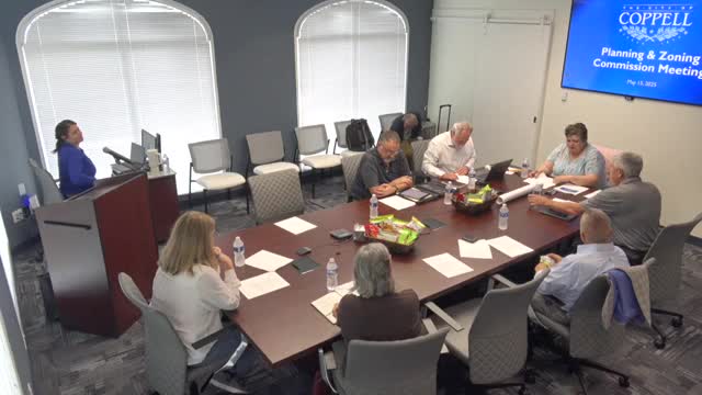 Coppell planning commission approves O'Neil Painting office‑warehouse and minor plat