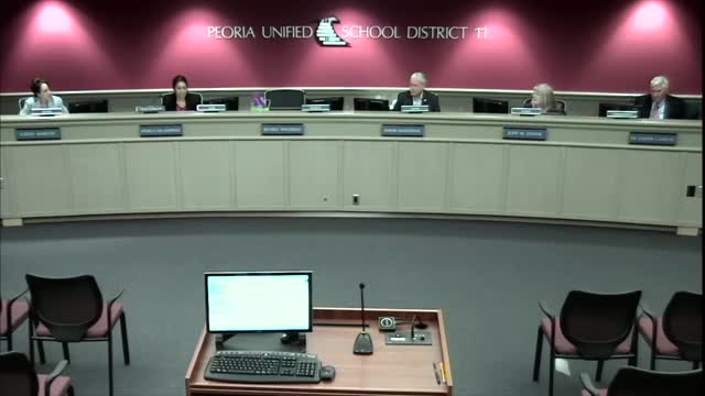 Votes at a glance: key actions from the Peoria Unified governing board meeting