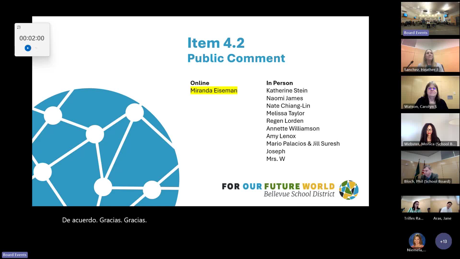 Teachers, students and parents urge board to protect programs and services as budget cuts loom