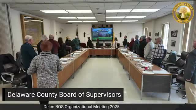 Tina Malay elected chairman at Delaware County Board of Supervisors meeting